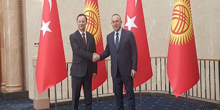 دیدار وزرای خارجه ترکیه و قرقیزستان در «بیشکک»