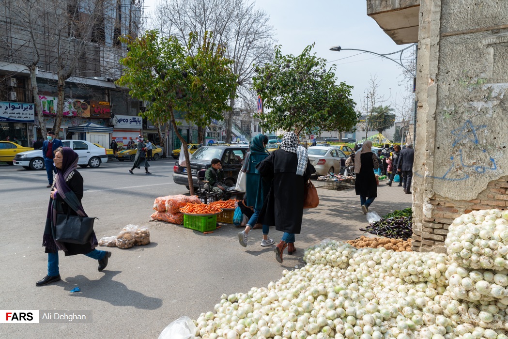 شیطنت کرونا در شلوغی بازار عید گرگان 