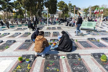 آغاز بهار طبیعت در جوار مزار شهدای گرگان