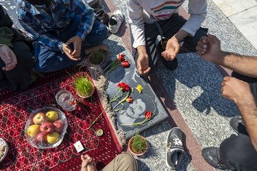 آغاز بهار طبیعت در جوار مزار شهدای گرگان