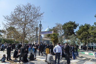 آغاز بهار طبیعت در جوار مزار شهدای گرگان