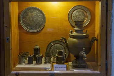 عتیقه جات مربوط به دوران قاجار در موزه مردم شناسی اردبیل