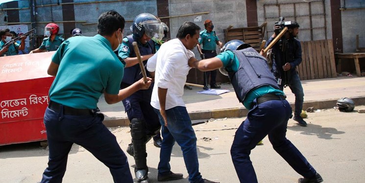 پنج کشته و ده‌ها زخمی در تظاهرات علیه حضور نخست‌وزیر هند در بنگلادش