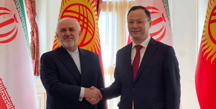 ظریف با وزیر خارجه قرقیزستان دیدار کرد