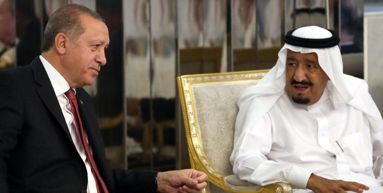 گفت‌وگوی تلفنی رئیس جمهور ترکیه و شاه سعودی