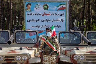 رژه خودرویی یگان‌های ارتش /  فرماندهی آماد و پشتیبانی منطقه دو شیراز 