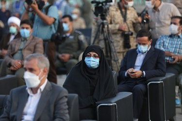 حضور رئیس دانشگاه علوم پزشکی اصفهان در مراسم افتتاح بیمارستان صحرایی ارتش