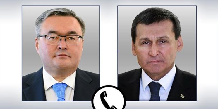 گفت‌وگوی تلفنی وزرای امور خارجه قزاقستان و ترکمنستان