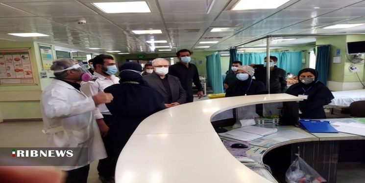 بازدید وزیر بهداشت از بیمارستان شهدای پاکدشت