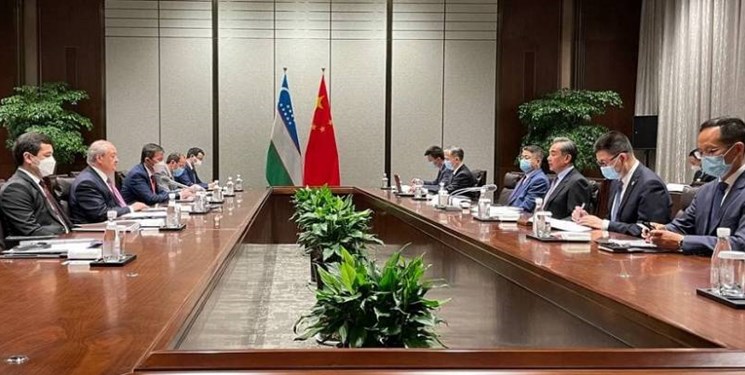 دیدار وزرای امور خارجه ازبکستان و چین