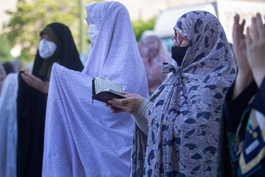 نماز عید فطر در مسجد صاحب‌الزمان(عج)