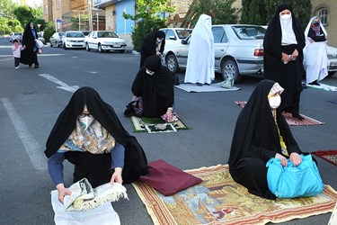 نماز عید فطر در مسجد صاحب‌الزمان(عج)