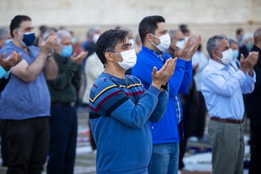 نماز عید فطر در مسجد صاحب‌الزمان(عج)