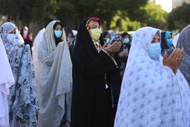 نماز عید فطر در مسجد صاحب‌الزمان(عج)