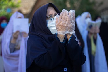 نماز عید فطر در مسجد صاحب‌الزمان(عج)