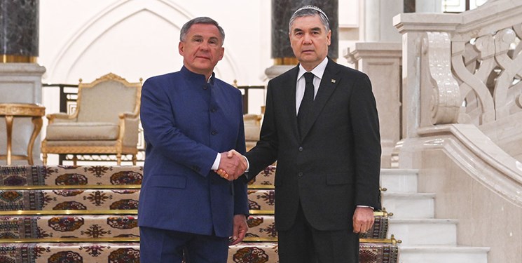 دیدار رؤسای جمهور ترکمنستان و تاتارستان؛ توسعه روابط در دستور کار