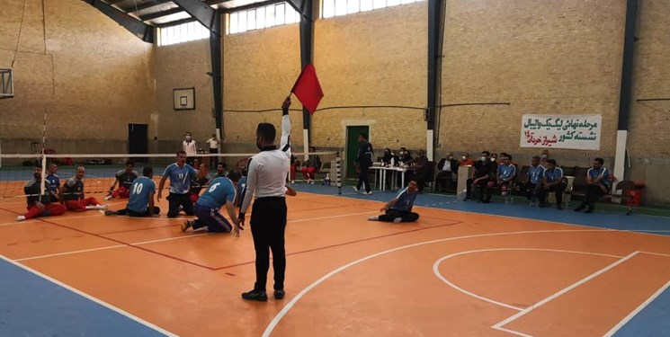 پیروزی فارس و لنگرود در رقابتهای والیبال نشسته لیگ یک کشور