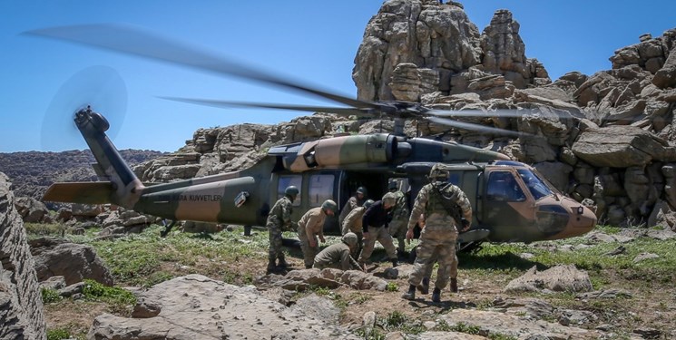 عملیات مشترک ارتش و نیروهای امنیتی ترکیه در شمال عراق علیه «پ‌ک‌ک»