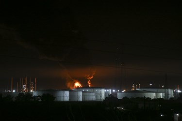 آتش‌سوزی در پالایشگاه تهران