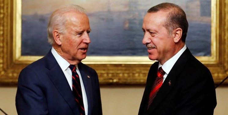بایدن با اردوغان درباره مسائل مختلف از جمله ایران رایزنی می‌کند