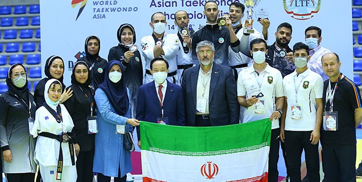 پاراتکواندو قهرمانی آسیا|ایران با ۷ مدال رنگارنگ قهرمان شد+تصاویر