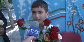 فیلم| بچه‌های جهادی به نیابت از حاج قاسم از رأی دهندگان تقدیر کردند