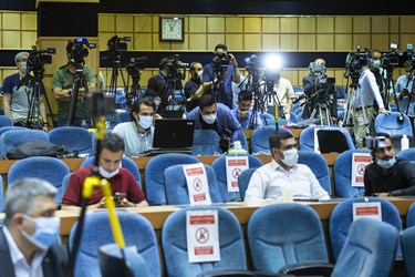 حضور خبرنگاران و اصحاب رسانه در نشست‌های اعلام نتایج انتخابات 1400