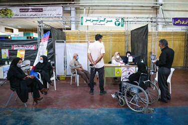 ثبت اطلاعات مراجعه کنندگان در سامانه وزارت بهداشت