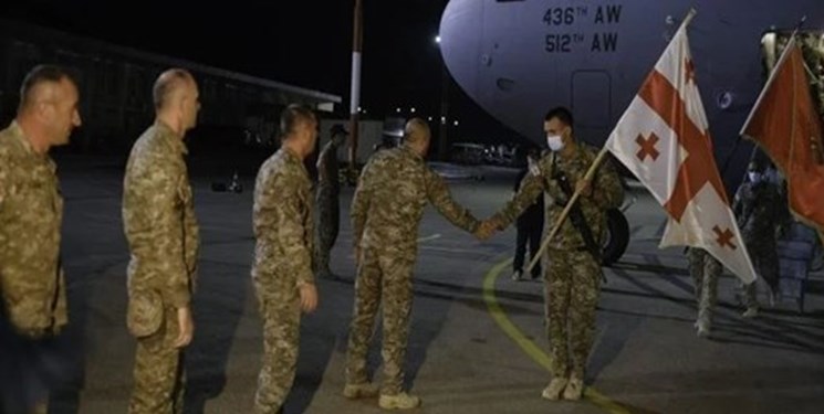 گرجستان نظامیان خود را از افغانستان خارج کرد
