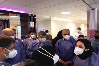 بازدید ایرج حریرچی از  بیمارستان‌های سیستان و بلوچستان