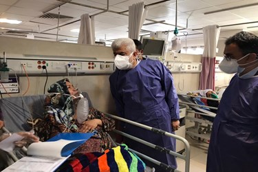 بازدید ایرج حریرچی از  بیمارستان‌های سیستان و بلوچستان