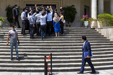 محمدجواد آذری‌جهرمی در حاشیه جلسه هیأت وزیران | 16 تیر 1400