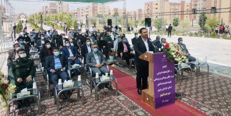 رئیس جمهور ۱۰ پروژه مسکونی در گلبهار را افتتاح کرد