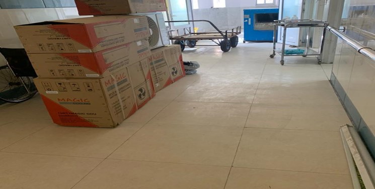 تجهیز ضربتی بیمارستان بوعلی زاهدان به سیستم سرمایشی همزمان با سفر وزیر بهداشت