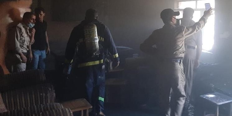 آتش‌سوزی در مقر اینترپل در عراق