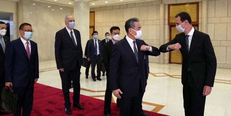 وزیر خارجه چین در دیدار با اسد: به حمایت از سوریه ادامه می‌دهیم