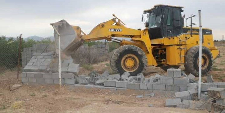 ۶ مورد ساخت و ساز غیرمجاز با دستور دادستان علی‌آبادکتول تخریب شد