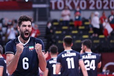 المپیک توکیو| گزارش تصویری از پیروزی ارزشمند والیبال ایران مقابل لهستان