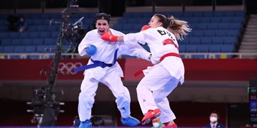 گزارش تصویری از مبارزه‌های سارا بهمنیار در المپیک