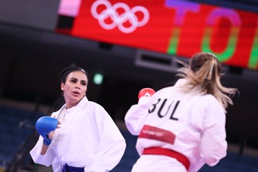 گزارش تصویری از مبارزه‌های سارا بهمنیار در المپیک 