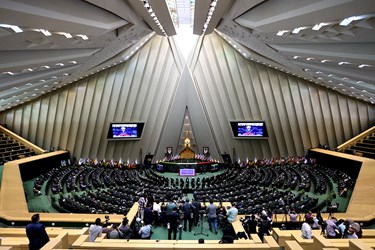 صحن علنی مجلس شورای اسلامی در مراسم تحلیف رئیس‌جمهور
