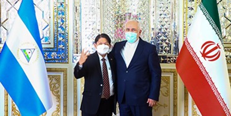 تأکید ظریف بر تداوم همکاری‌های ایران و نیکاراگوئه