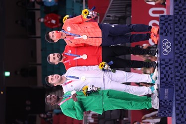 گزارش تصویری از قهرمانی و کسب مدال گنج زاده در کاراته المپیک