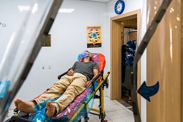 ورود بیماران کرونایی به بیمارستان
