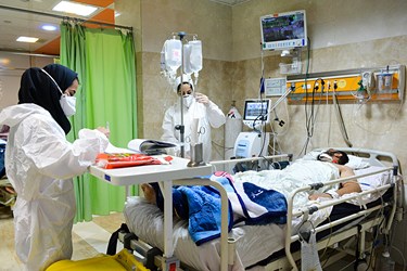 بخش مراقبت های ویژه کرونا بیمارستان عشایر لرستان