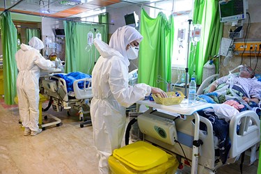بخش مراقبت های ویژه کرونا بیمارستان عشایر لرستان
