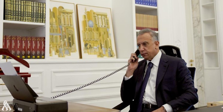 گفت‌وگوی تلفنی نخست‌وزیر عراق و رئیس‌جمهور فرانسه