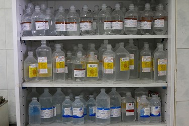 انواع سرم های مورد نیاز برای بیماران کرونایی در بیمارستان طالقانی چالوس