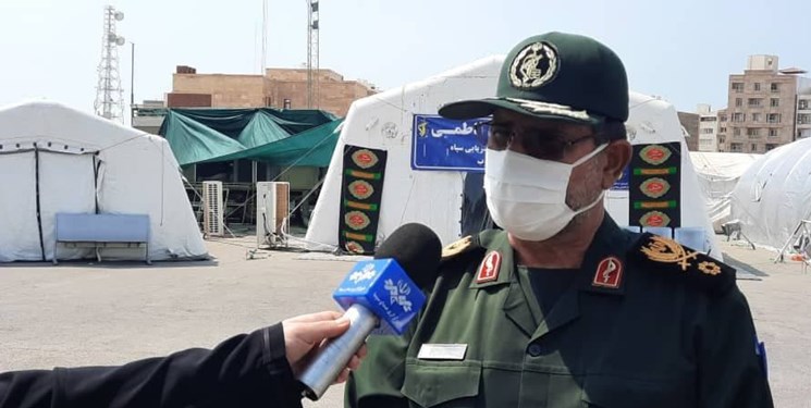 همکاری نیروی دریایی سپاه با وزارت بهداشت در واکسیناسیون کرونا
