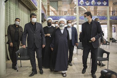 مسجد حظیره یزد پایگاه واکسیناسیون شد
